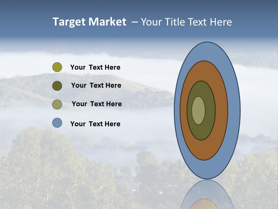 Clouds Valley Ojai Valley PowerPoint Template