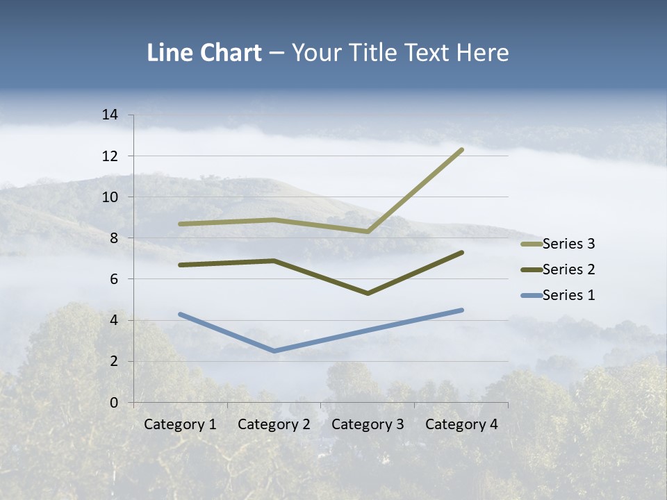 Clouds Valley Ojai Valley PowerPoint Template