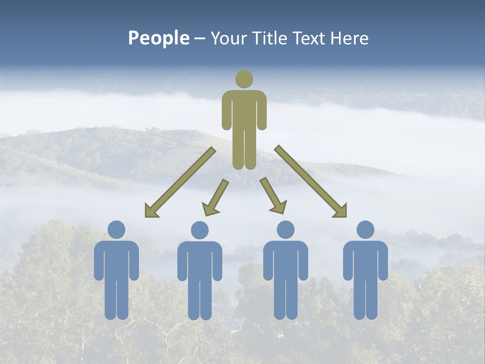 Clouds Valley Ojai Valley PowerPoint Template