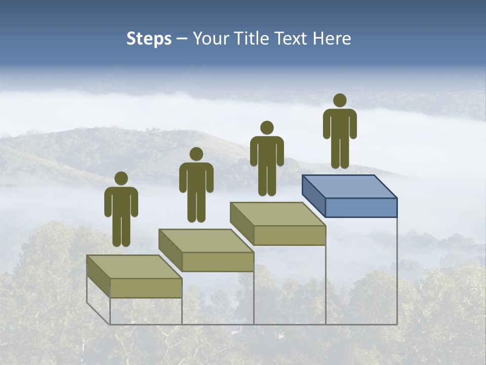 Clouds Valley Ojai Valley PowerPoint Template