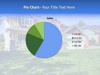 Tree Driveway Grass PowerPoint Template