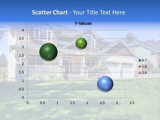 Tree Driveway Grass PowerPoint Template