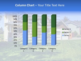 Tree Driveway Grass PowerPoint Template