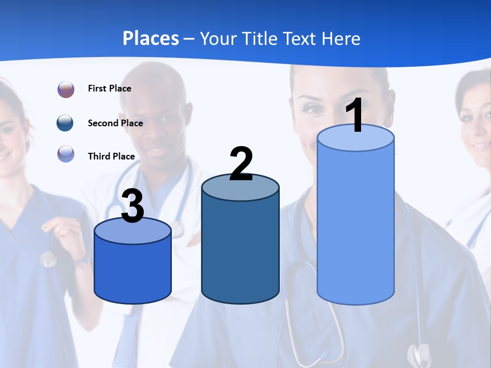 Health Clinic Nurse PowerPoint Template
