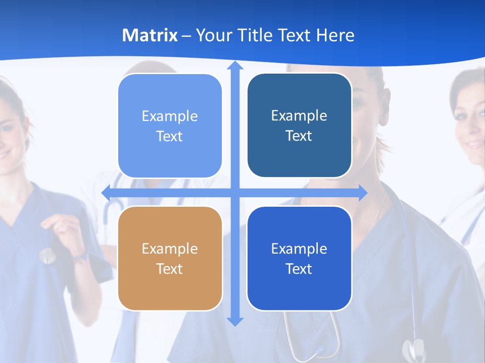 Health Clinic Nurse PowerPoint Template