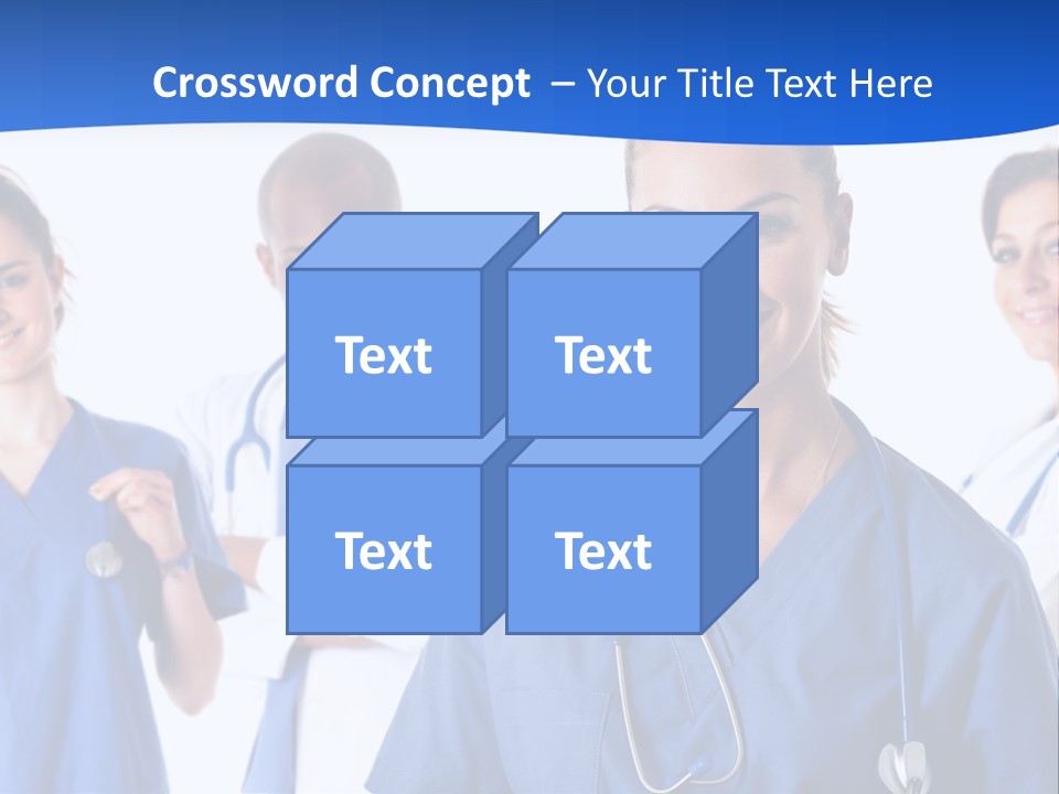 Health Clinic Nurse PowerPoint Template