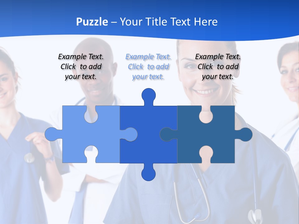 Health Clinic Nurse PowerPoint Template