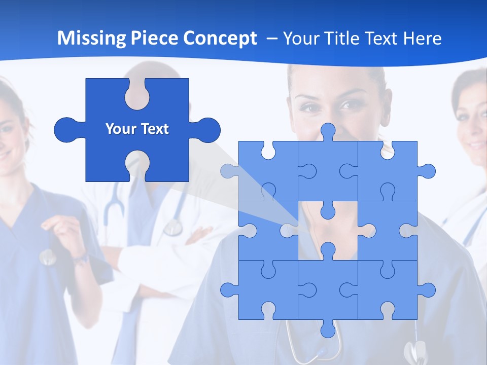 Health Clinic Nurse PowerPoint Template