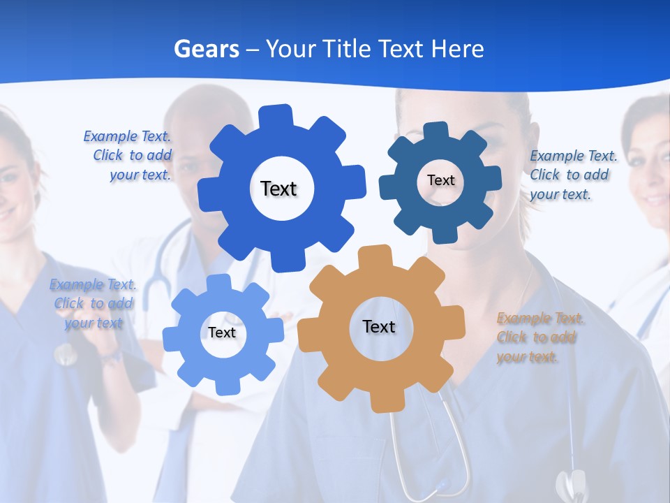 Health Clinic Nurse PowerPoint Template