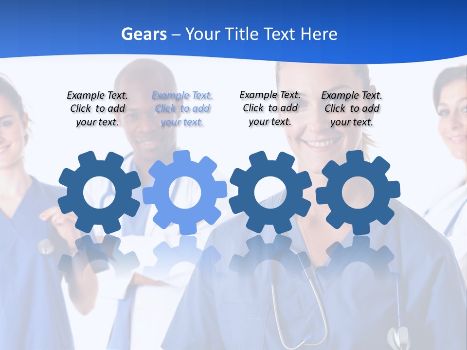 Health Clinic Nurse PowerPoint Template