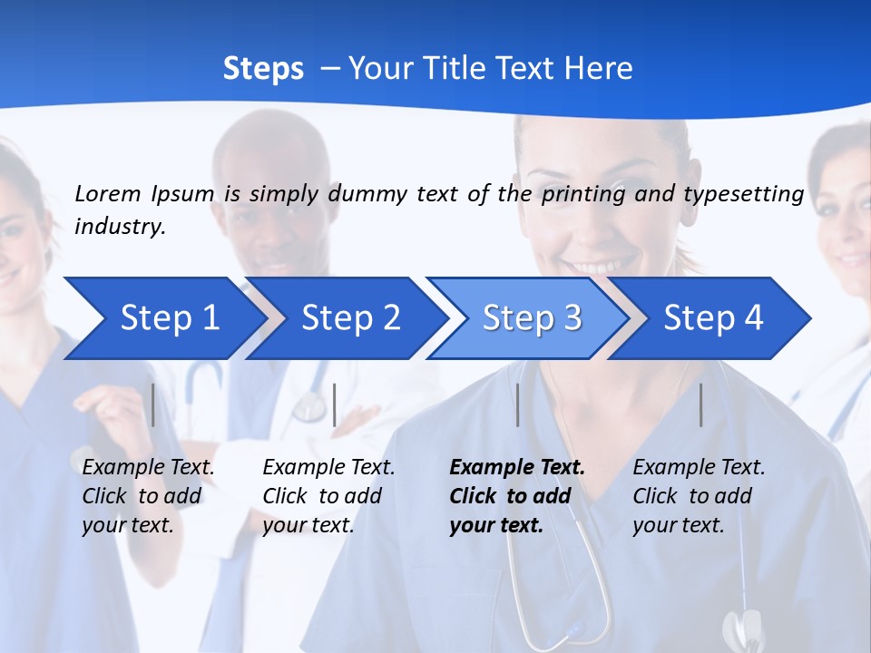 Health Clinic Nurse PowerPoint Template