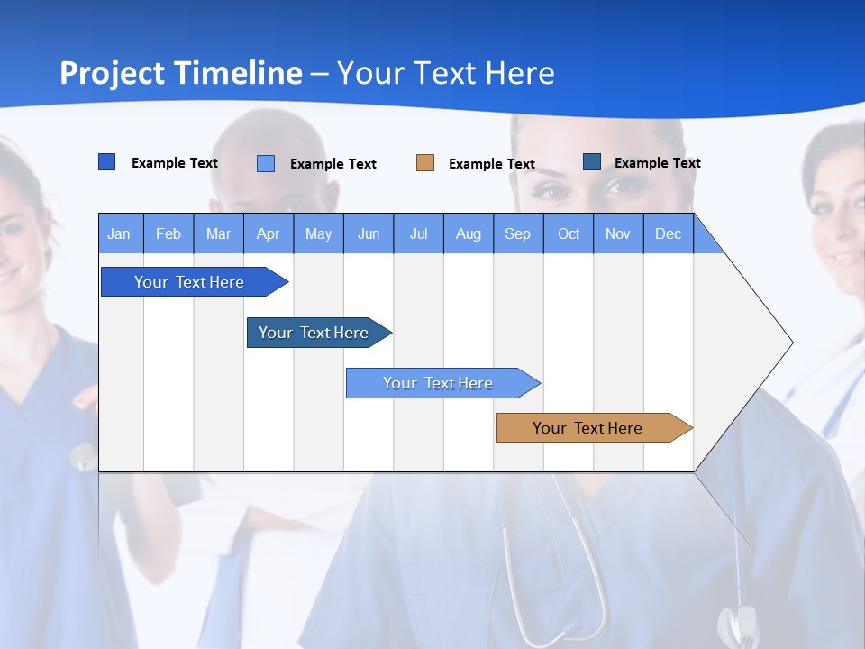 Health Clinic Nurse PowerPoint Template