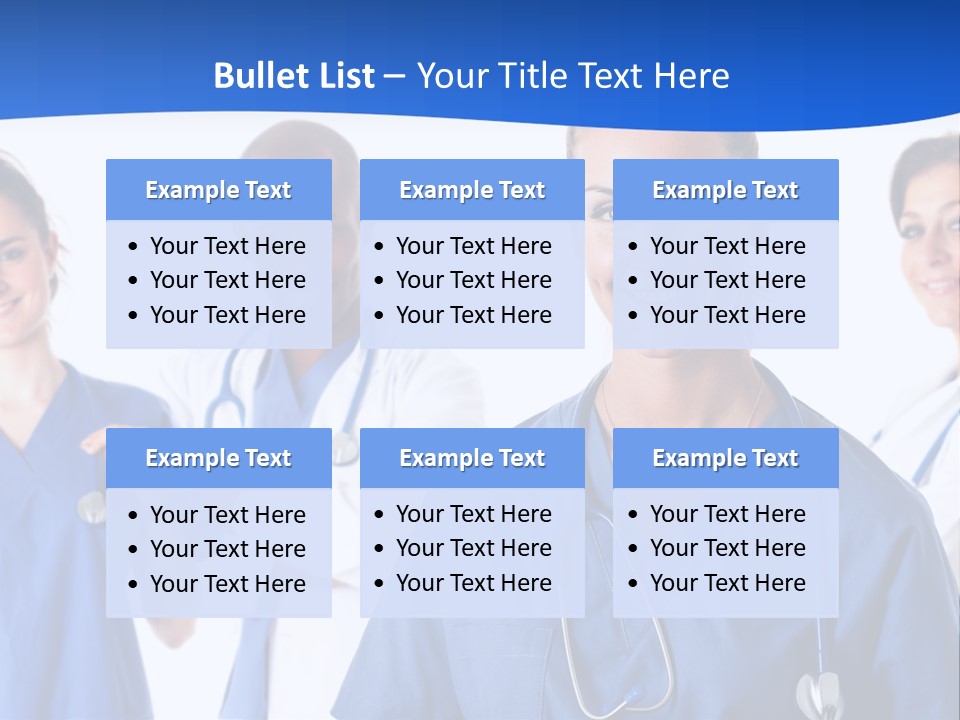 Health Clinic Nurse PowerPoint Template