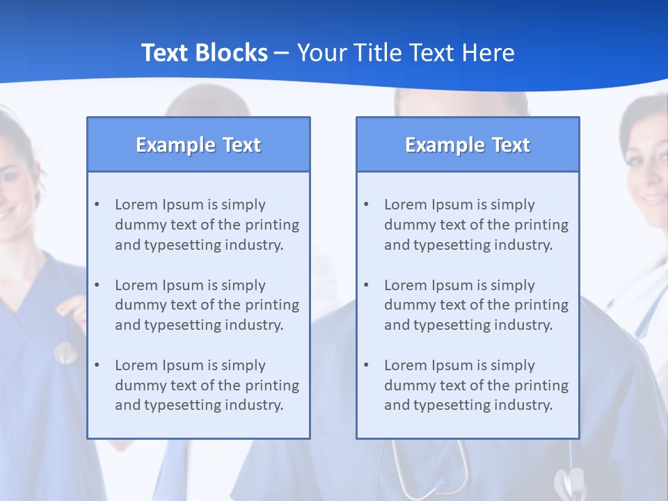 Health Clinic Nurse PowerPoint Template