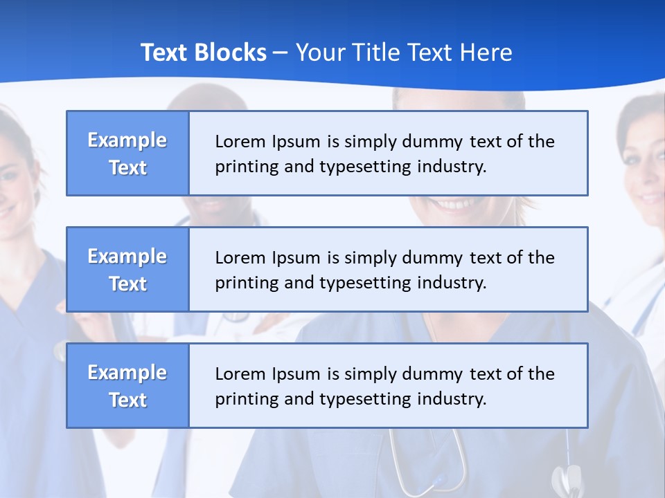 Health Clinic Nurse PowerPoint Template