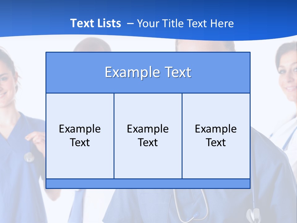 Health Clinic Nurse PowerPoint Template