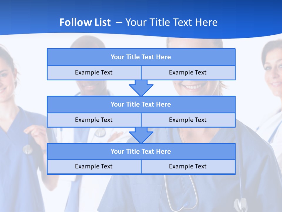 Health Clinic Nurse PowerPoint Template