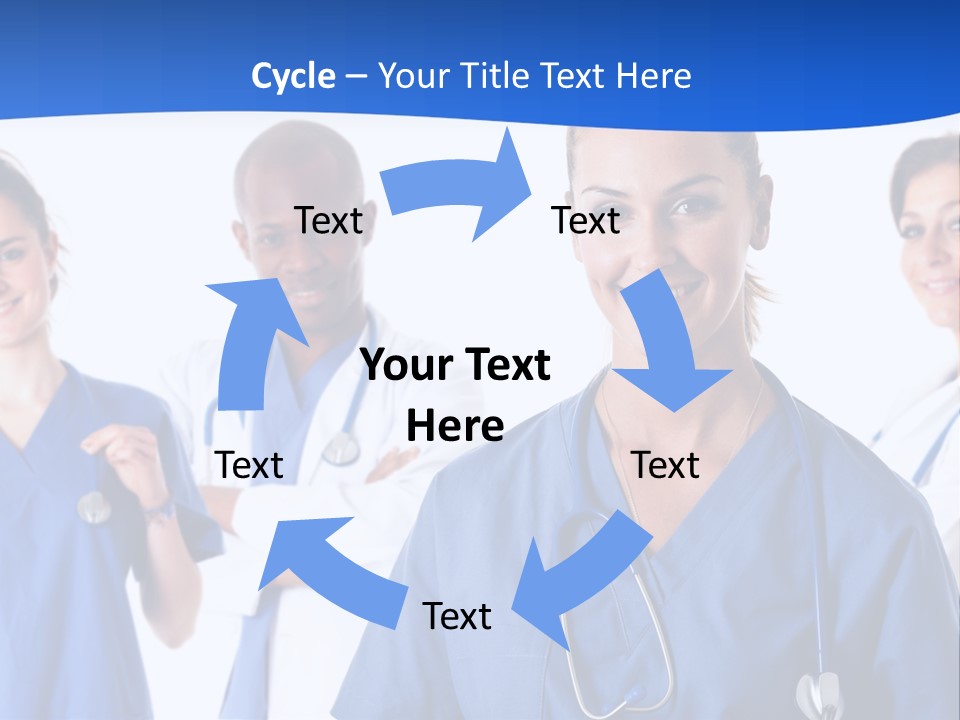 Health Clinic Nurse PowerPoint Template