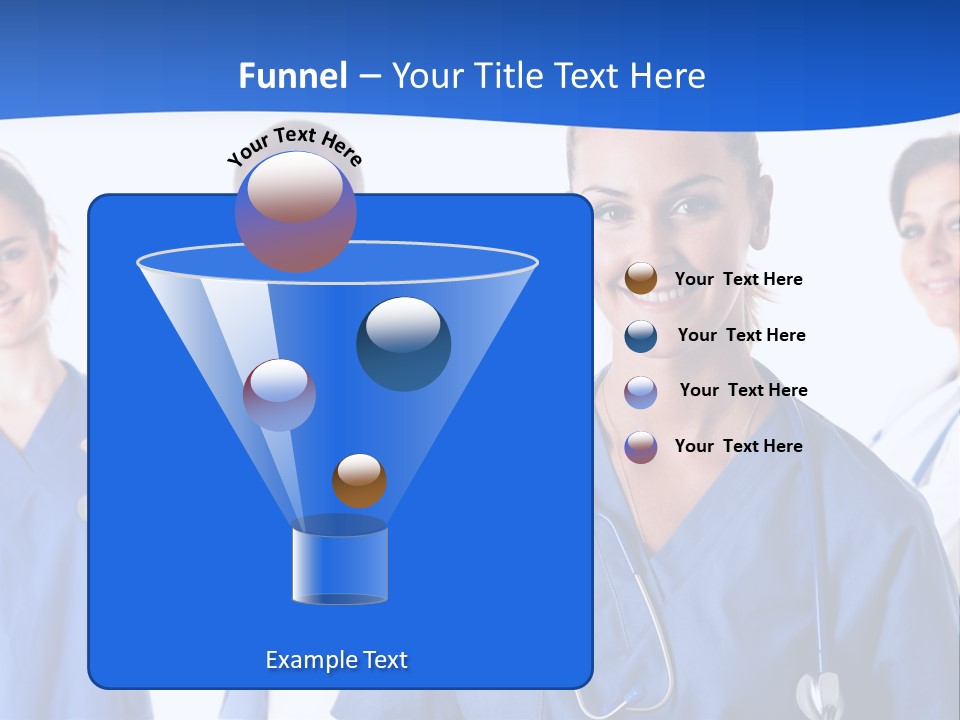 Health Clinic Nurse PowerPoint Template