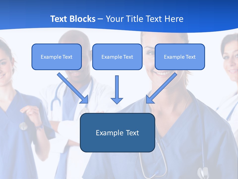 Health Clinic Nurse PowerPoint Template