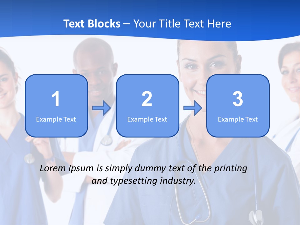 Health Clinic Nurse PowerPoint Template