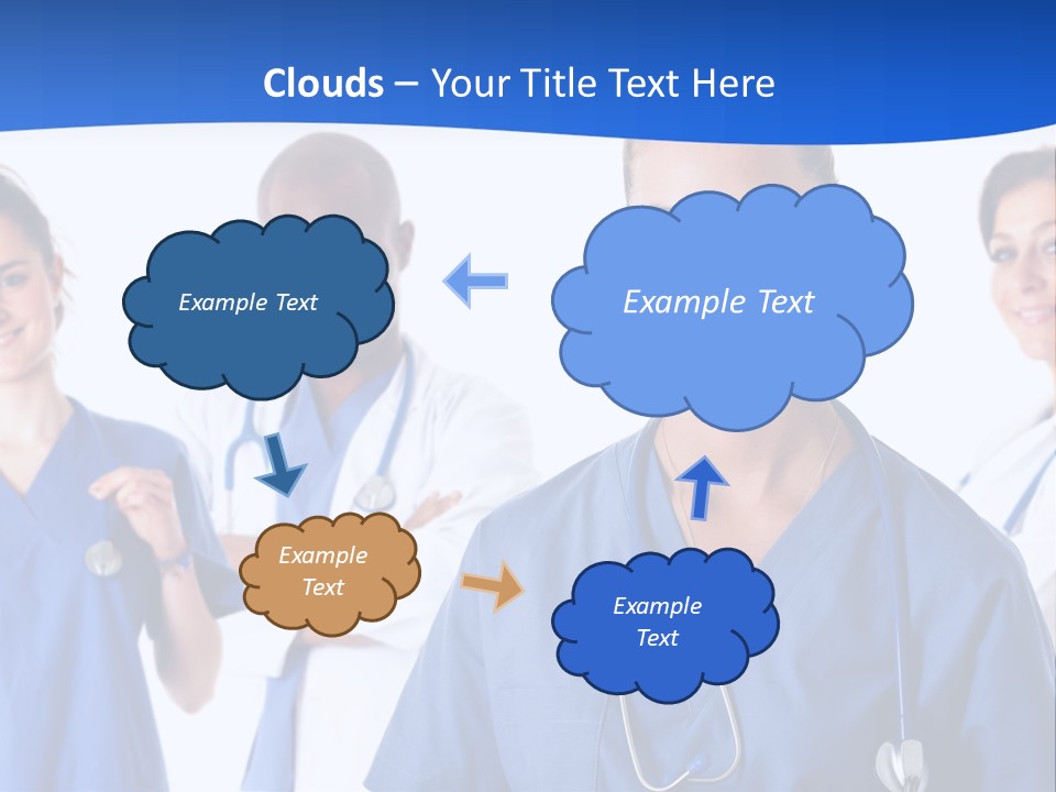 Health Clinic Nurse PowerPoint Template