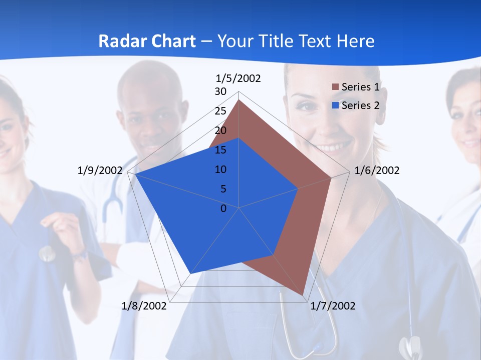 Health Clinic Nurse PowerPoint Template