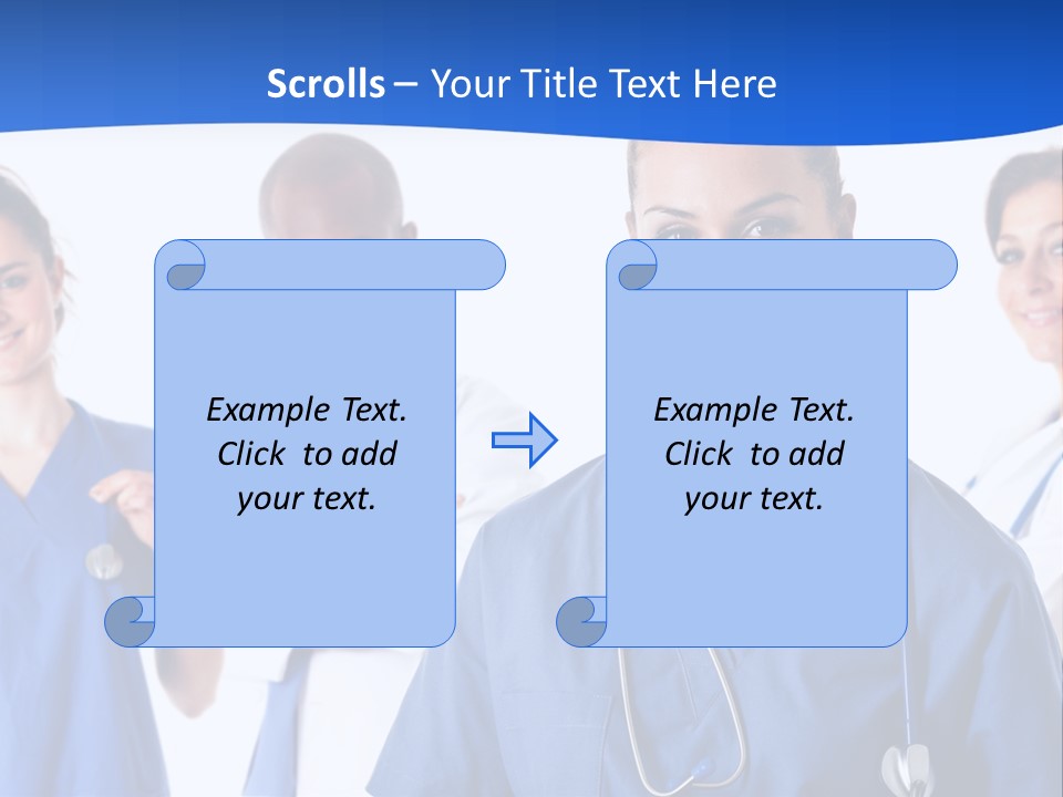 Health Clinic Nurse PowerPoint Template