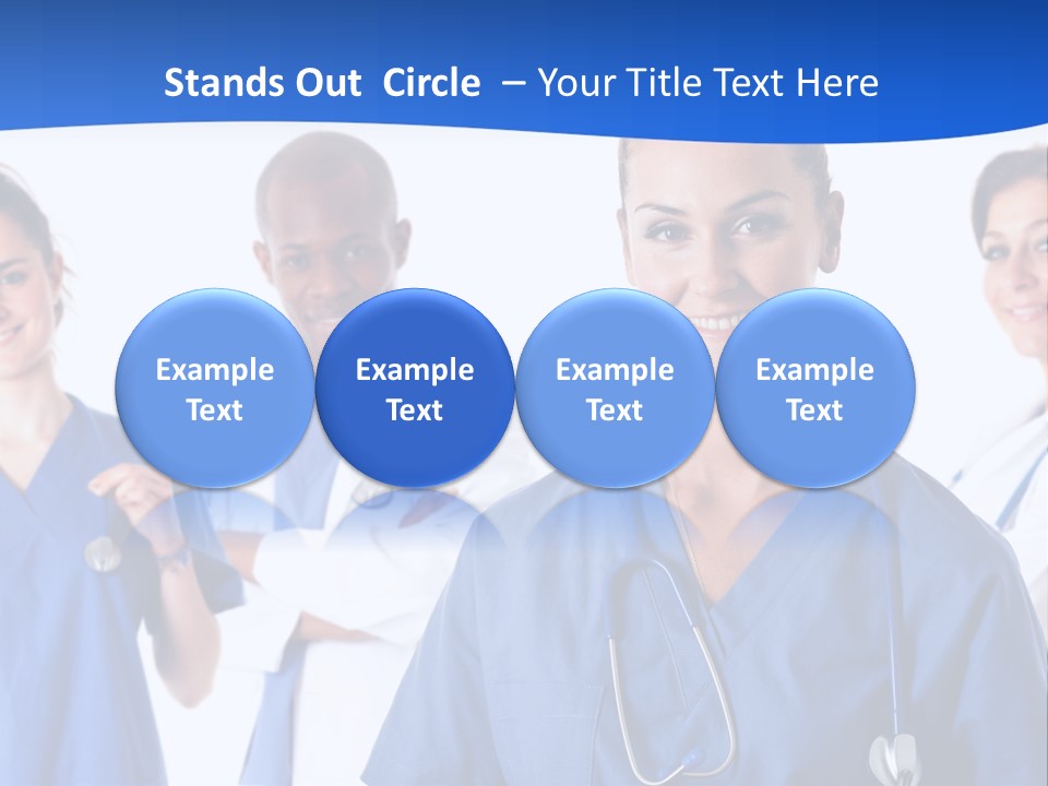 Health Clinic Nurse PowerPoint Template