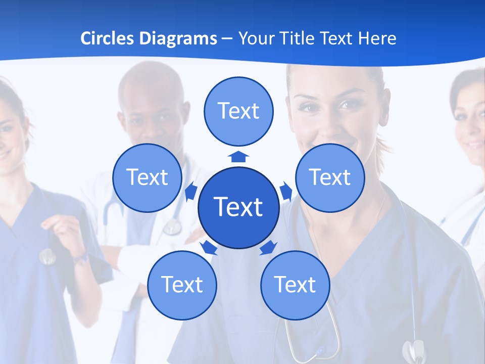 Health Clinic Nurse PowerPoint Template