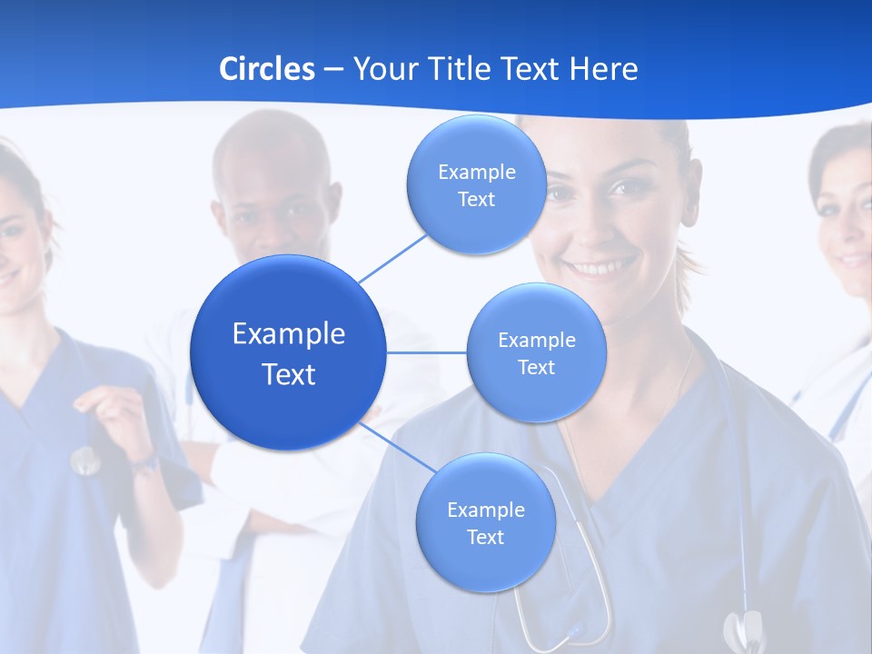 Health Clinic Nurse PowerPoint Template
