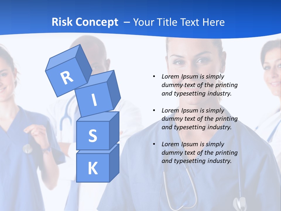 Health Clinic Nurse PowerPoint Template