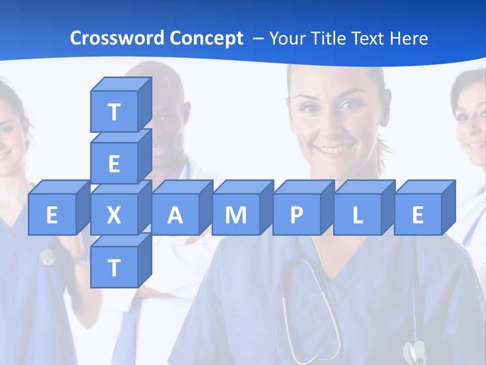 Health Clinic Nurse PowerPoint Template