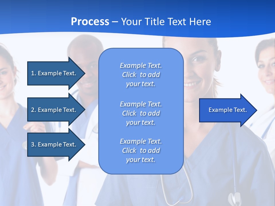 Health Clinic Nurse PowerPoint Template