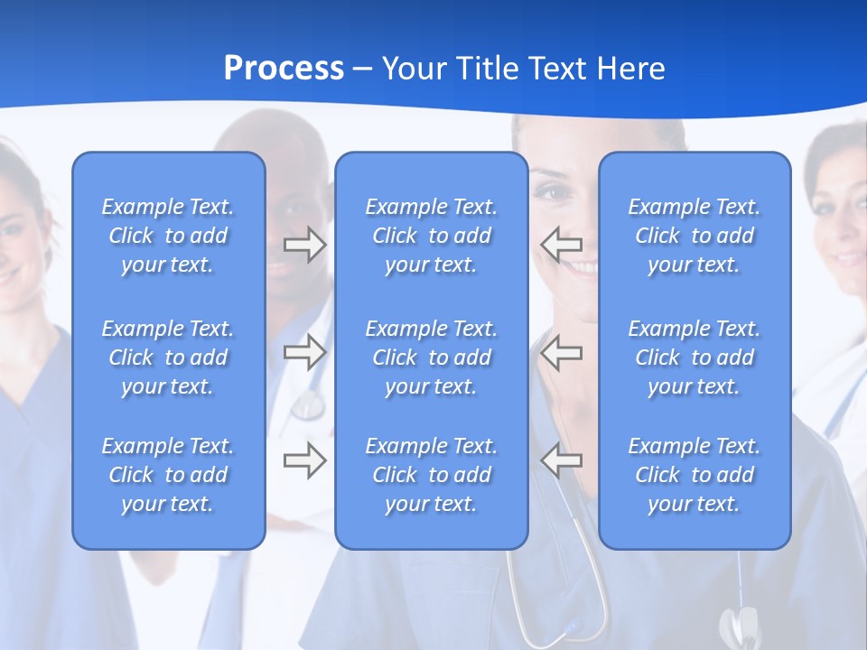 Health Clinic Nurse PowerPoint Template