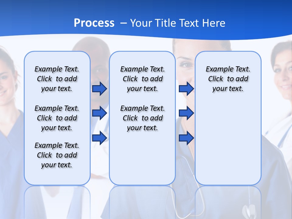 Health Clinic Nurse PowerPoint Template