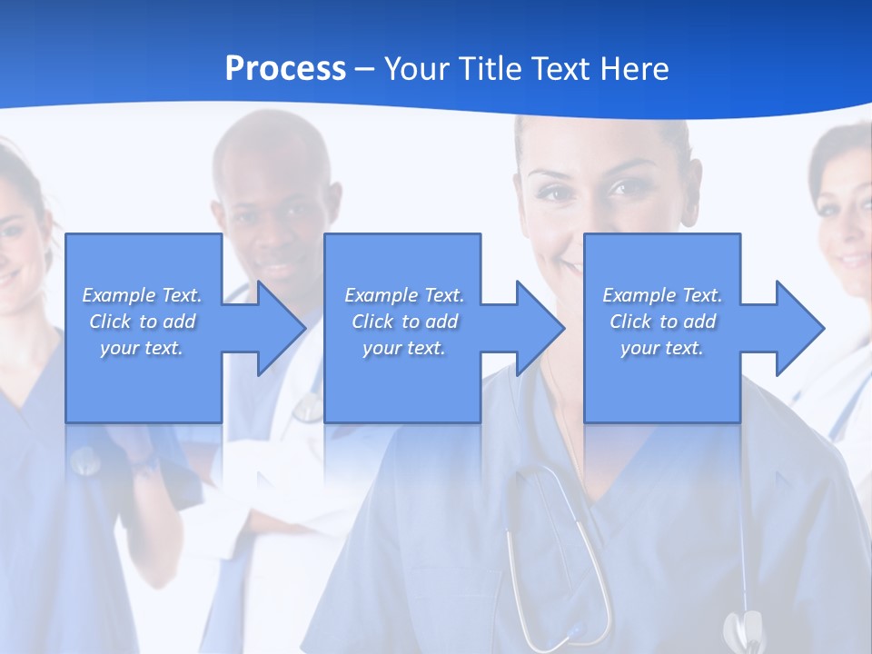 Health Clinic Nurse PowerPoint Template