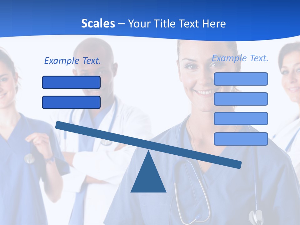 Health Clinic Nurse PowerPoint Template