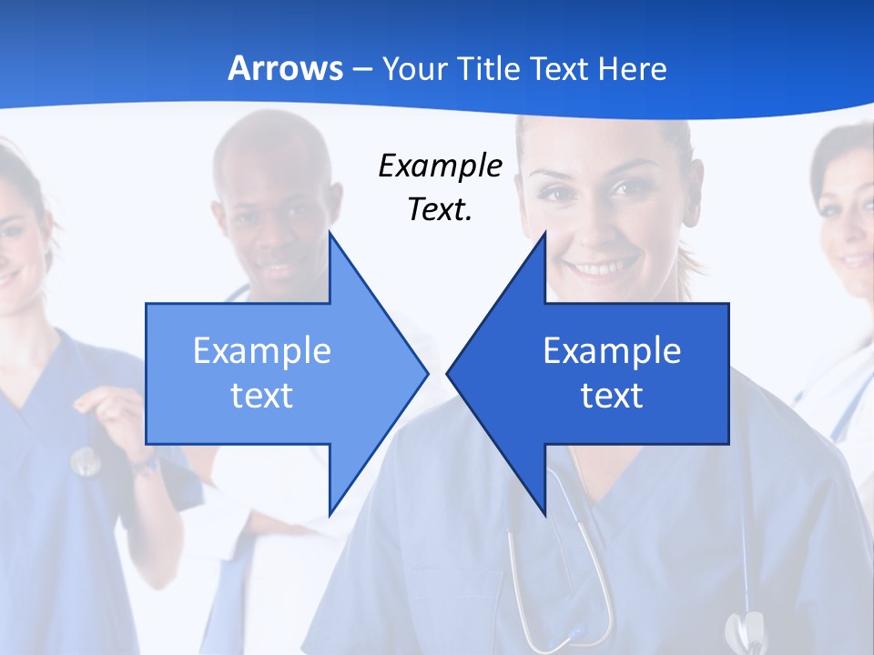 Health Clinic Nurse PowerPoint Template