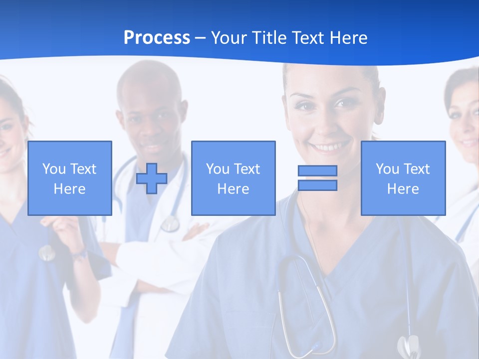 Health Clinic Nurse PowerPoint Template
