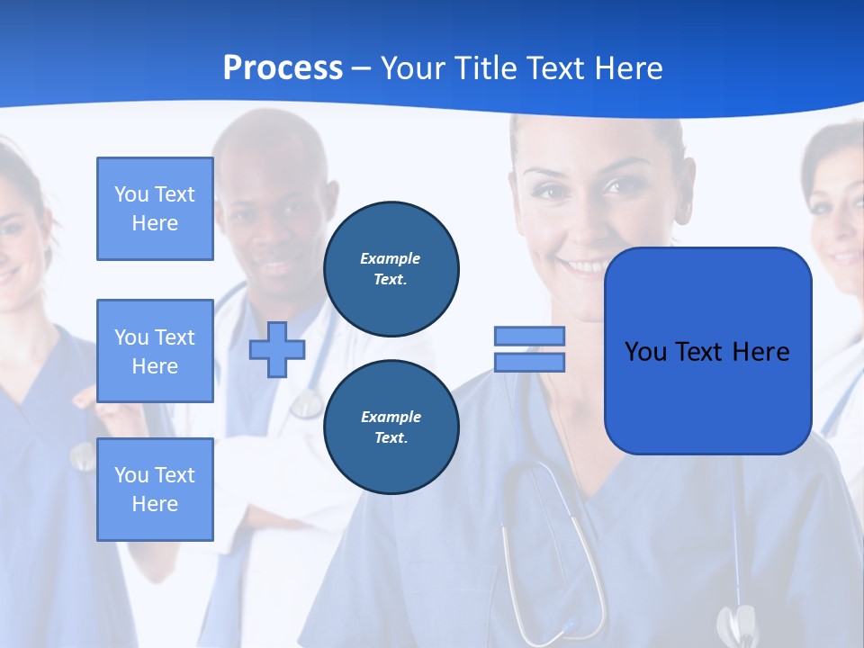 Health Clinic Nurse PowerPoint Template