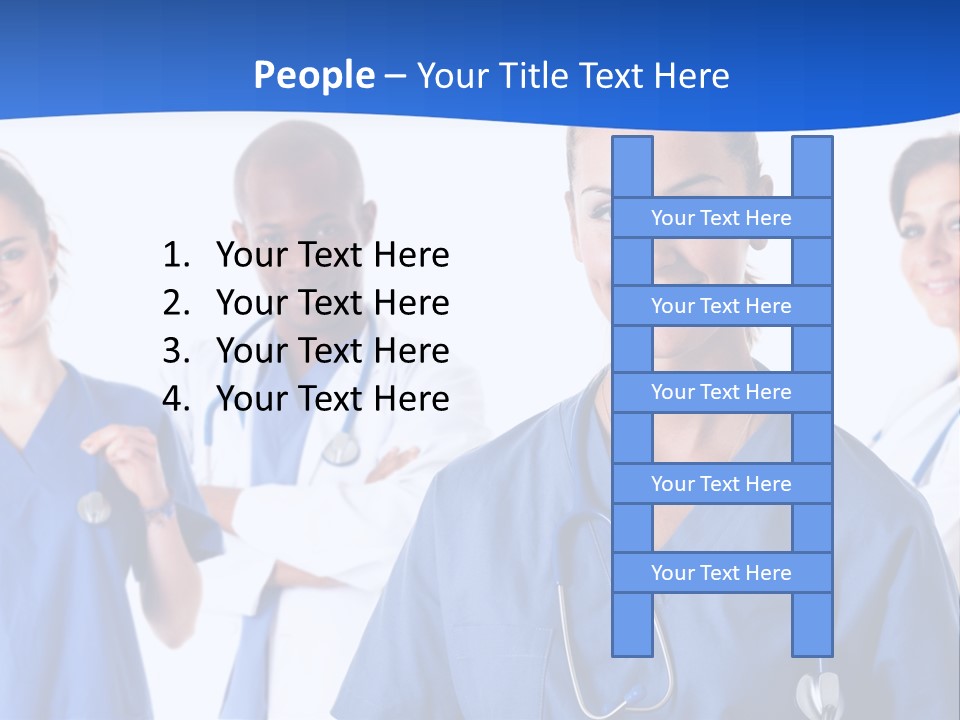 Health Clinic Nurse PowerPoint Template