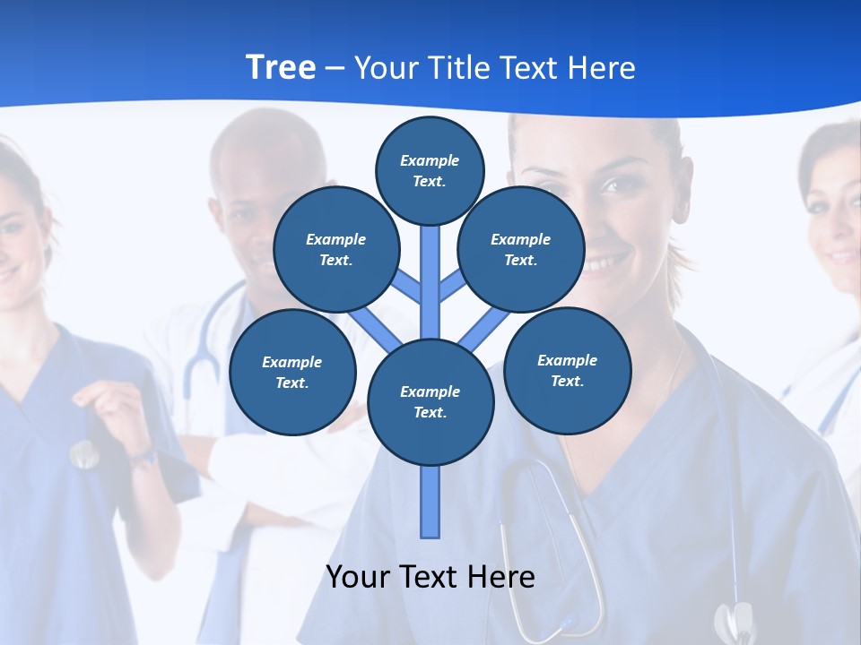 Health Clinic Nurse PowerPoint Template