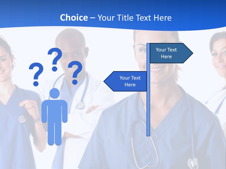 Health Clinic Nurse PowerPoint Template