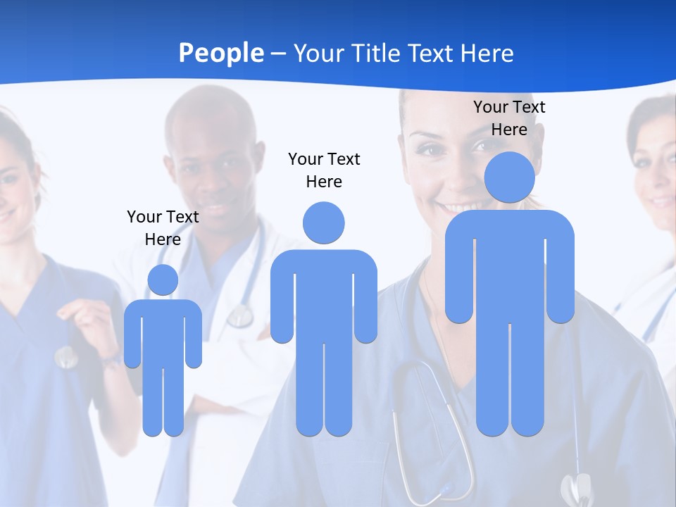 Health Clinic Nurse PowerPoint Template
