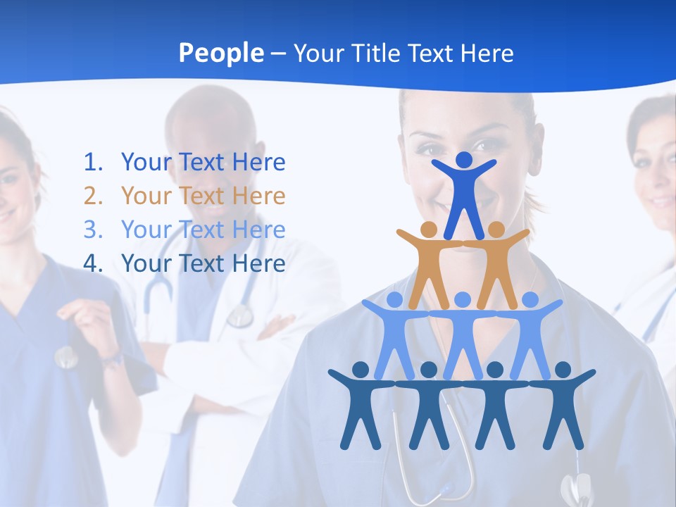 Health Clinic Nurse PowerPoint Template