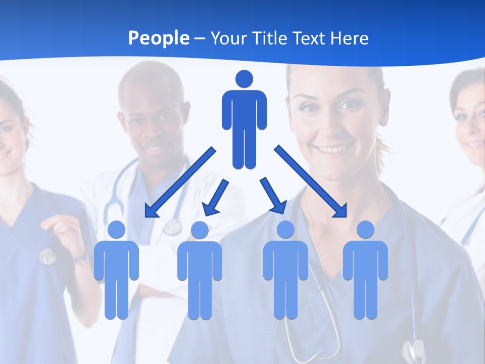 Health Clinic Nurse PowerPoint Template