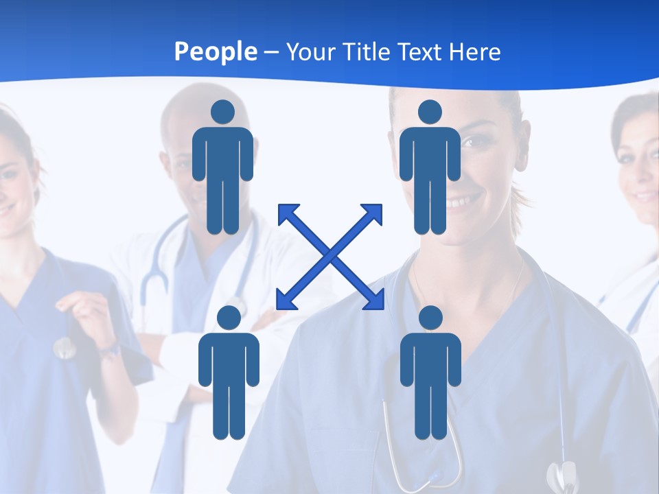 Health Clinic Nurse PowerPoint Template