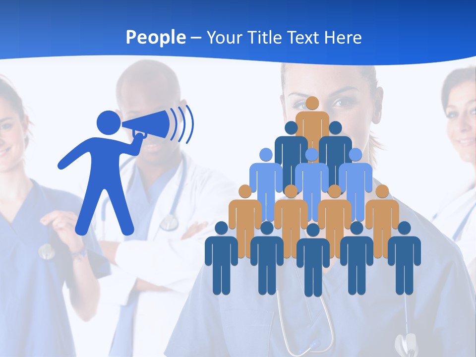 Health Clinic Nurse PowerPoint Template