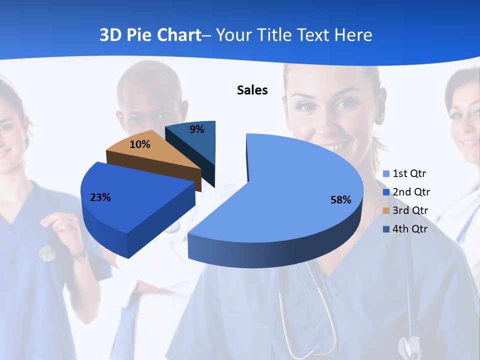 Health Clinic Nurse PowerPoint Template